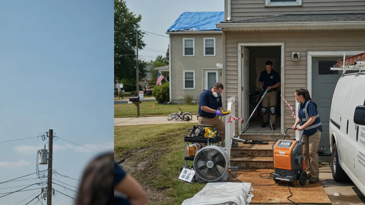 Water Damage Repair in Manderson, SD near me